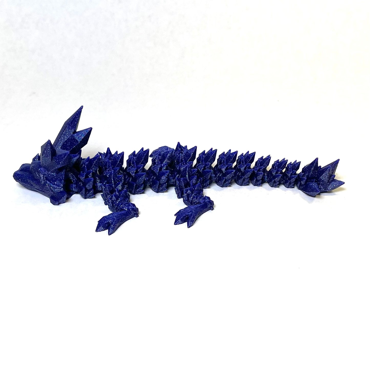 Baby Crystal Dragon - flexible dragon statue decorative figurine - home decor