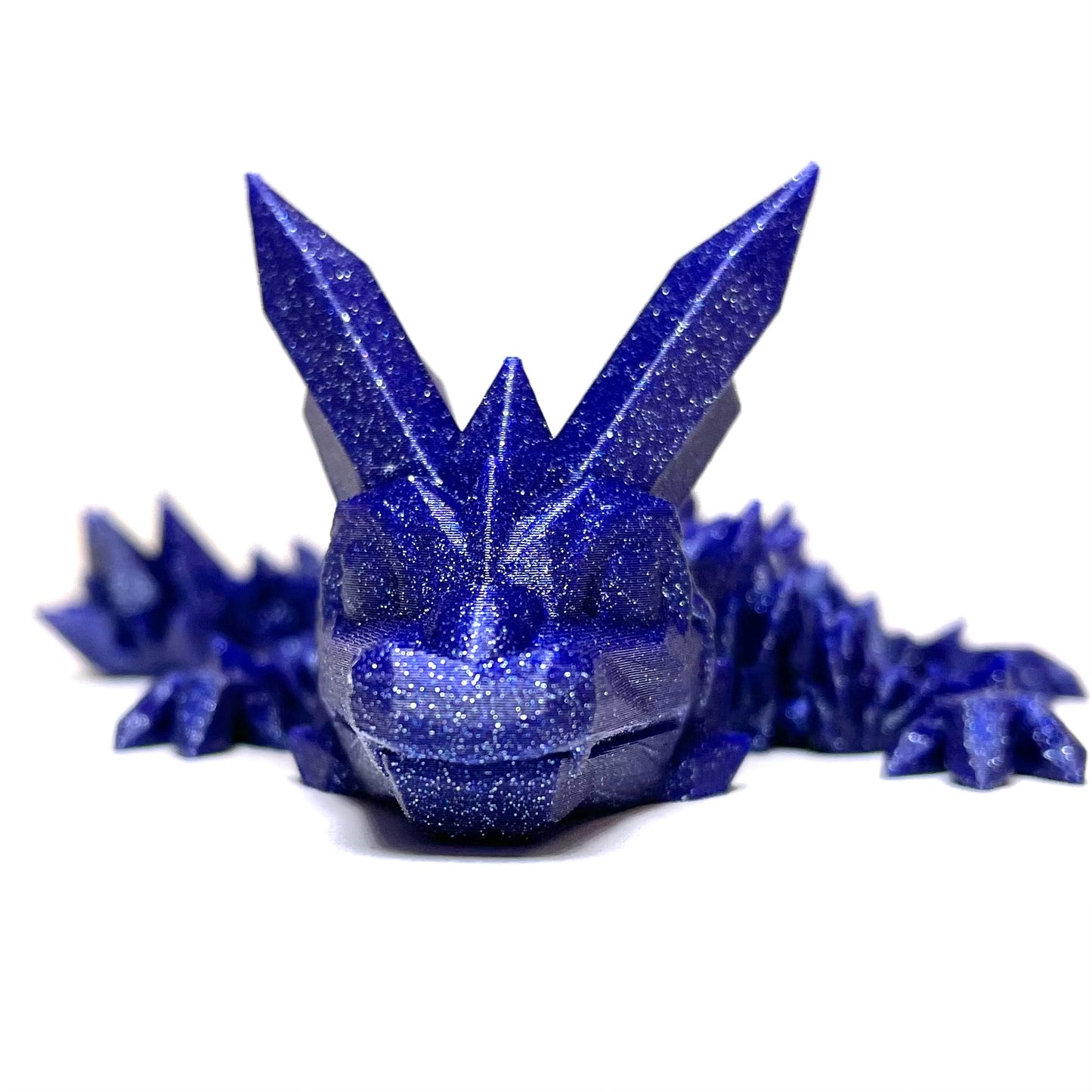 Baby Crystal Dragon - flexible dragon statue decorative figurine - home decor