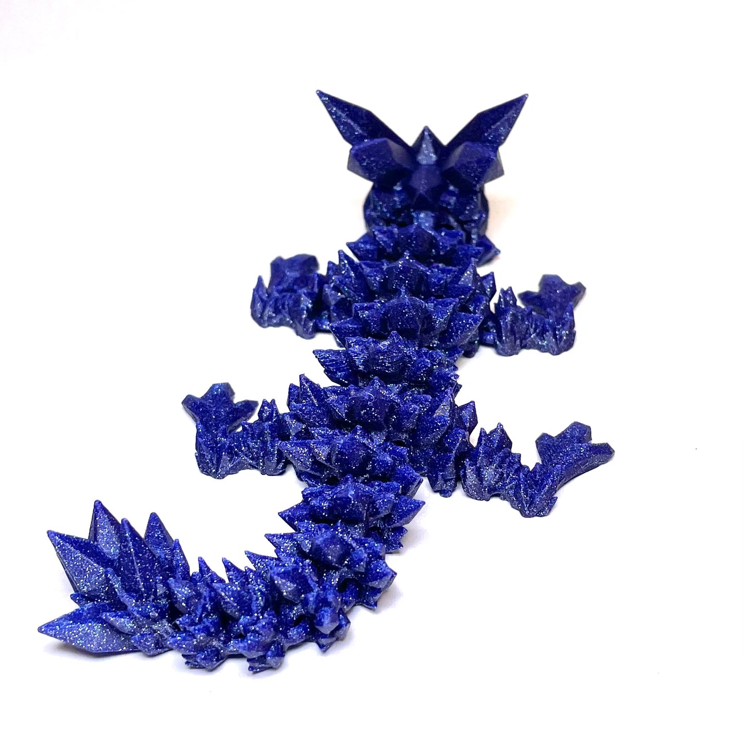 Baby Crystal Dragon - flexible dragon statue decorative figurine - home decor