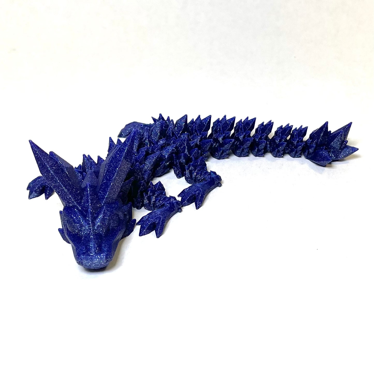 Baby Crystal Dragon - flexible dragon statue decorative figurine - home decor