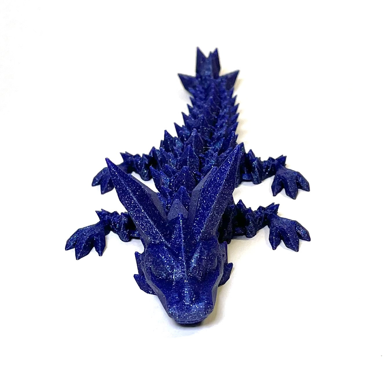 Baby Crystal Dragon - flexible dragon statue decorative figurine - home decor